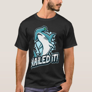 Hammerhead Sharks Boys Vater Joke NAED IT Shark T-Shirt