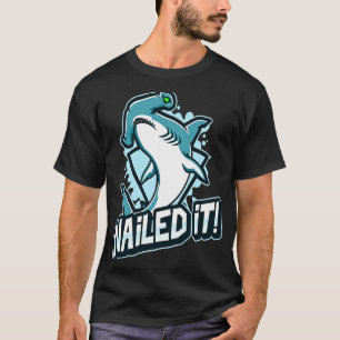 Hammerhead Sharks Boys Vater Joke NAED IT Shark T-Shirt