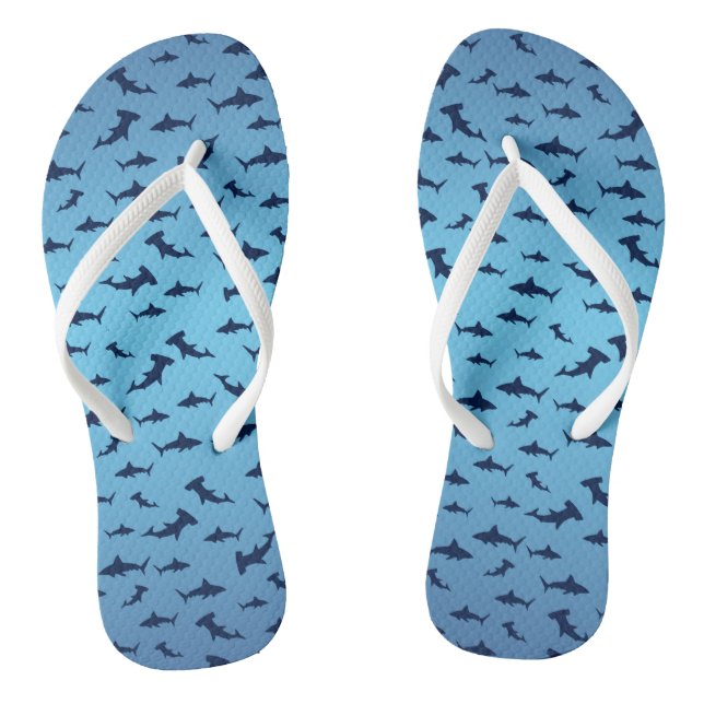 Hammerhead Sharks Flip Flops (Fußbett)