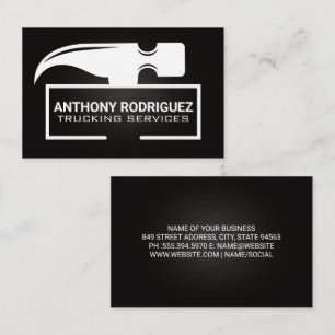 Hammerkopf Hardware-Tools Visitenkarte