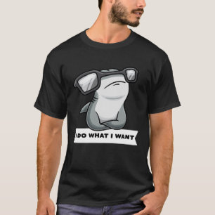 Hammerkopfhai mit Sonnenbrille T-Shirt