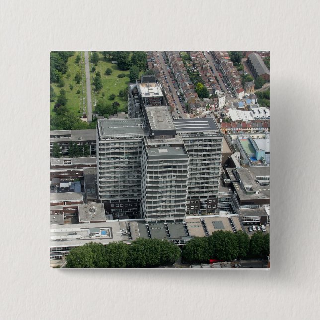 Hammersmith Hospital, London. Button (Vorderseite)
