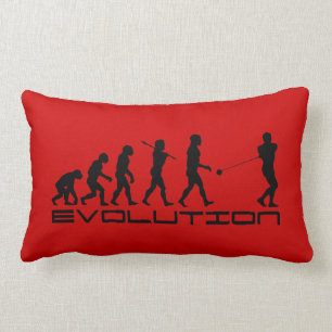 Hammerthrow-Sport-Evolutions-Kunst Lendenkissen