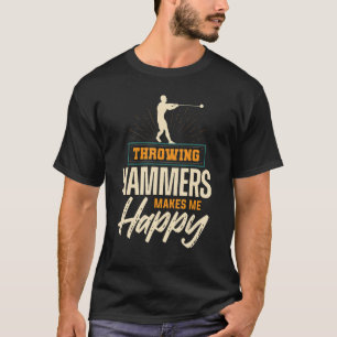 Hammerwerfen Happy Throw Thrower Track Field Ap T-Shirt