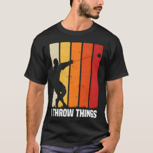 Hammerwerfen Sport Leichtathletik Hobby Geschenk v T-Shirt