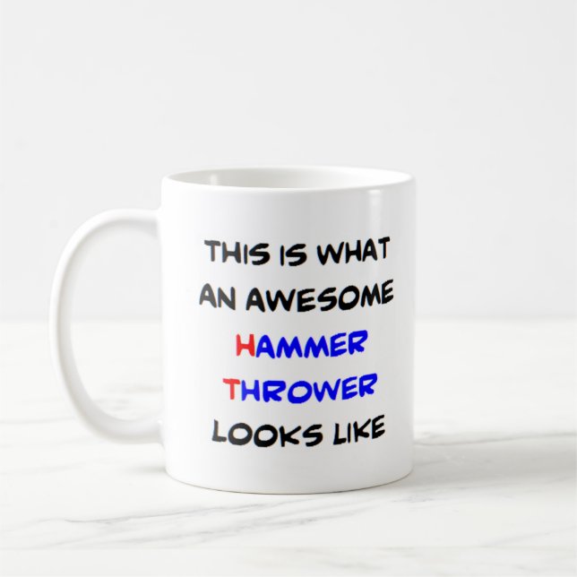 Hammerwerfer, phantastisch kaffeetasse (Links)