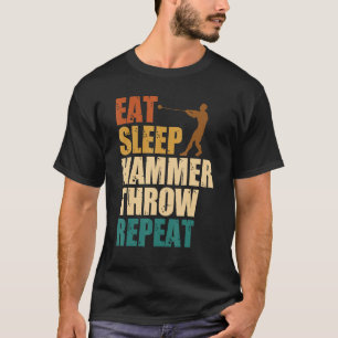 Hammerwirbeldrehturm Leichtathletik T-Shirt