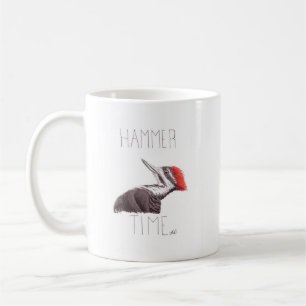 Hammerzeit (Pileated Woodpecker) Kaffeetasse