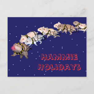 Hammie Holidays Feiertagspostkarte