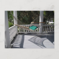 Hammock auf der Veranda Postcard