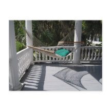 Hammock auf der Veranda Postcard