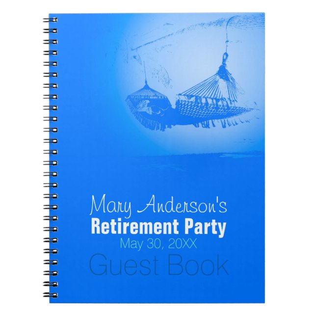 Hammock Happy Retirement Party 01 Livre d'or (Devant)