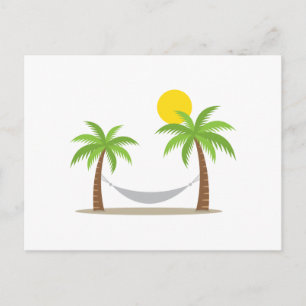 Hammock & Palms Postkarte