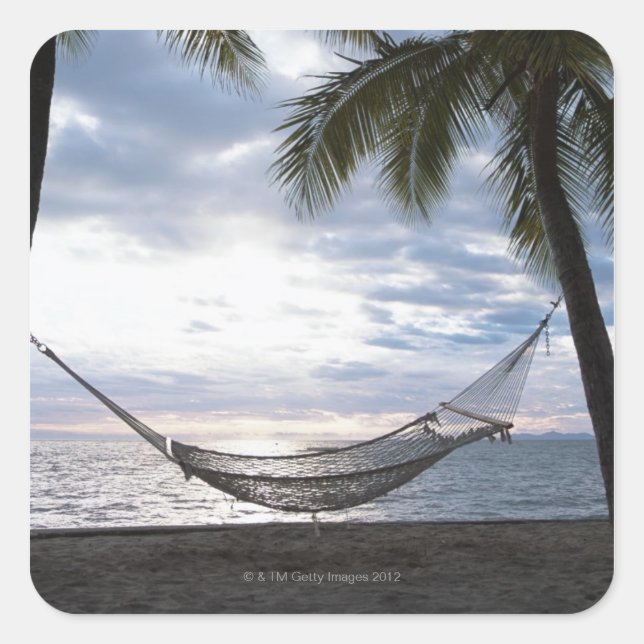 Hammock Quadratischer Aufkleber (Vorderseite)