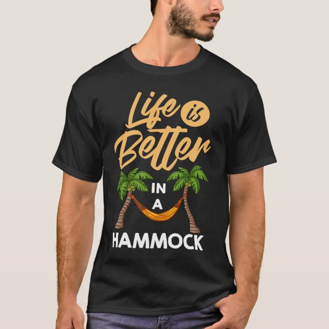Hammocking Hammock Straps Camping T-Shirt (Vorderseite)