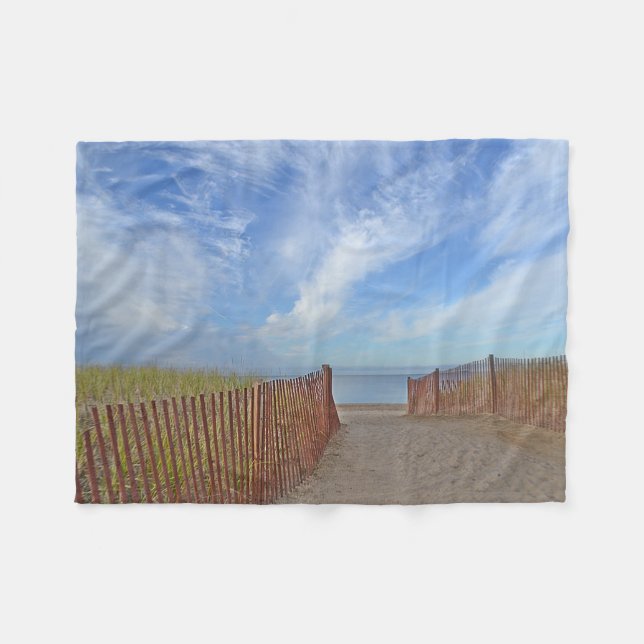 Hammonasset Beach Fleecedecke (Vorderseite (Horizontal))