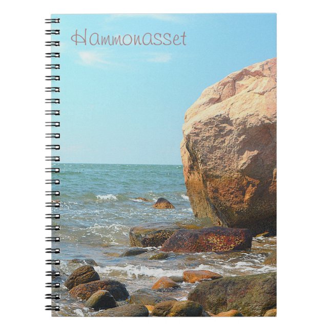 Hammonasset Beach Notebook Notizblock (Vorderseite)