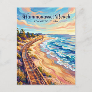 Hammonasset Beach State Park Connecticut Postkarte