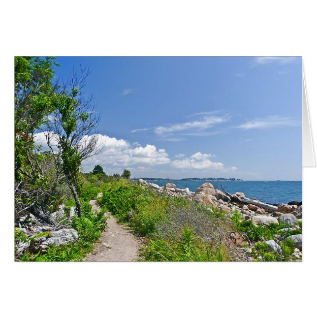 Hammonasset Path Notecard (Vorderseite (Horizontal))