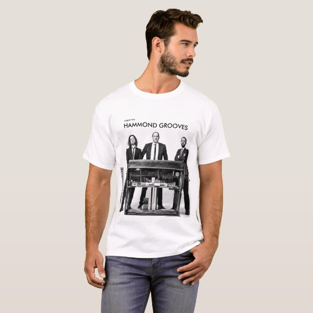 Hammond Grooves organ Trio offizielles Unterhemd (Vorne ganz)