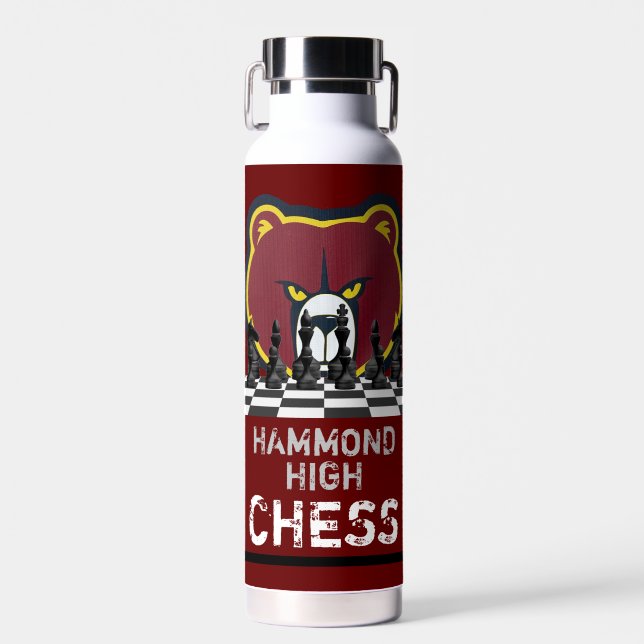 HAMMOND HAUTE bouteille d'eau ÉCHECS (Avant)