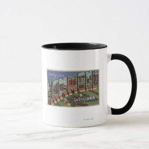 Hammond, Louisiana - große Buchstabe-Szenen Tasse