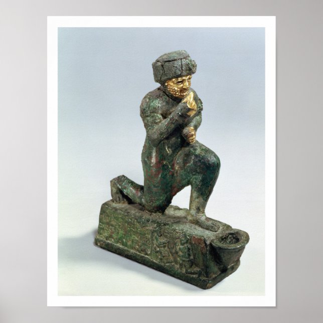 Hammurabi, König von Babylon, betet vor einem Heil Poster (Vorne)