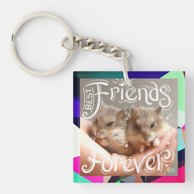 Hammyville - Hamster Best Friends Forever Schlüsselanhänger (Vorderseite)