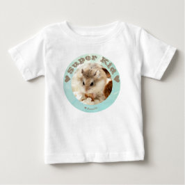 HammyVille - Niedlich Brown White Hamster - Super  Baby T-shirt