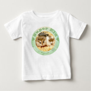 HammyVille - Niedlich Brown White Hamster - Super Baby T-shirt