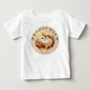 HammyVille - Niedlich Brown White Hamster - Super  Baby T-shirt
