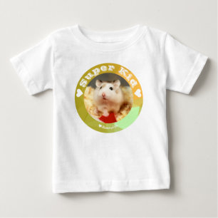 HammyVille - Niedlich Brown White Hamster - Super Baby T-shirt