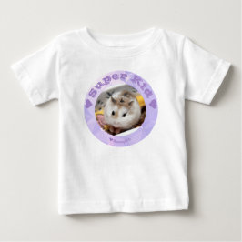 HammyVille - Niedlich Brown White Hamster - Super  Baby T-shirt