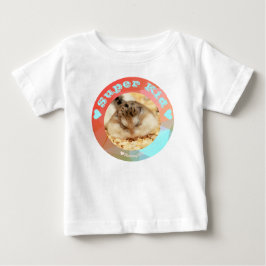 HammyVille - Niedlich Brown White Hamster - Super  Baby T-shirt