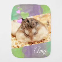 Hammyville - Niedlich Hamster Heart Green Lila