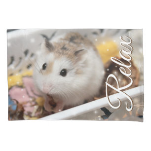 Hammyville - Niedlich Hamster Relax Kissenbezug