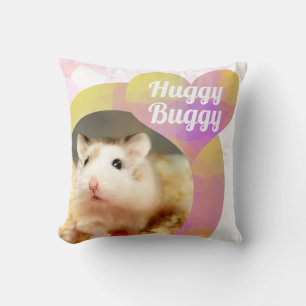 HammyVille - Niedliche Hamster Herzhäuggie Buggy Kissen