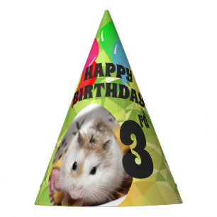 Hammyville - Niedliche Hamster Lime Green Gemis Partyhütchen