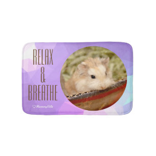 Hammyville - Niedliche Hamster Relax and Breathe Badematte