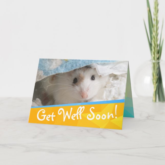 Hammyville - Niedlicher Hamster bald wieder gut Karte (Vorderseite)