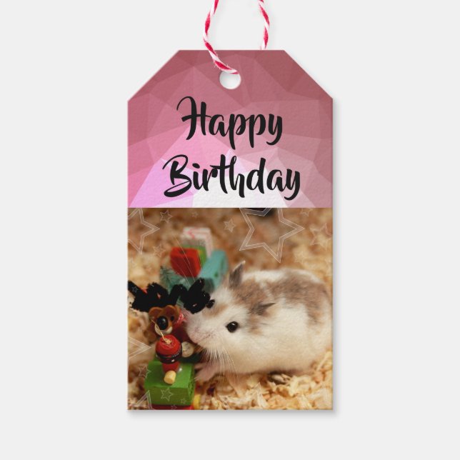 Hammyville - Niedlicher Hamster Geschenkanhänger (Vorderseite)