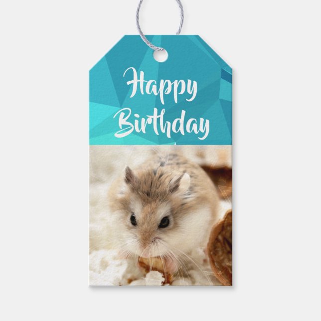 Hammyville - Niedlicher Hamster Geschenkanhänger (Vorderseite)