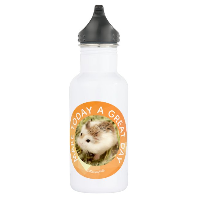 Hammyville - Niedlicher Hamster - Individuell auf  Edelstahlflasche (Rechts)