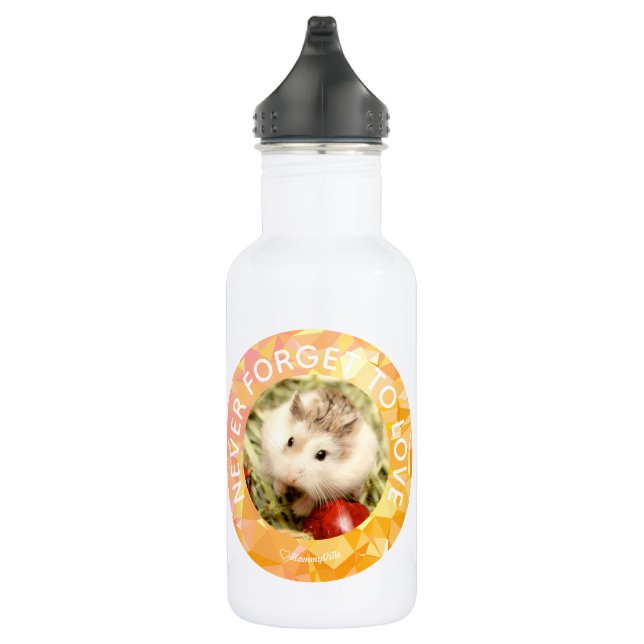 Hammyville - Niedlicher Hamster - Individuell auf  Edelstahlflasche (Rechts)