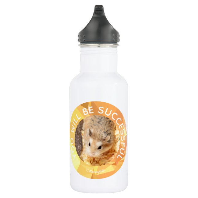 Hammyville - Niedlicher Hamster - Individuell auf  Edelstahlflasche (Rechts)