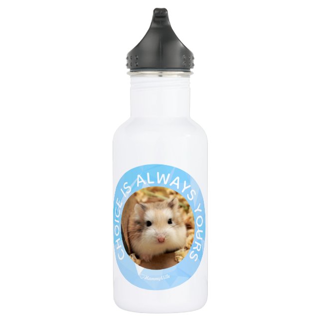 Hammyville - Niedlicher Hamster - Individuell auf  Edelstahlflasche (Rechts)