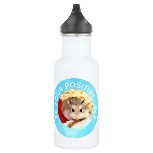 Hammyville - Niedlicher Hamster - Individuell auf  Trinkflasche (Rechts)