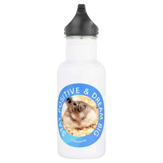 Hammyville - Niedlicher Hamster - Individuell auf  Trinkflasche (Rechts)