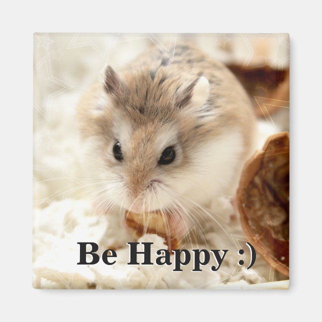 Hammyville - Niedlicher Hamster Magnet (Vorne)