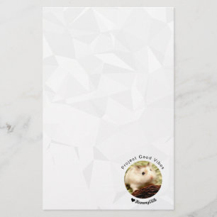 Hammyville - Niedlicher Hamster mit Motivierend Zi Briefpapier